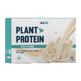 [โค้ดส่วนลด HWMAYBLU ลด 150.- ขั้นต่ำ 1,000.-] Bluzone Plant Protein รสวนิลา - 1 กล่อง บรรจุ 15 ซอง