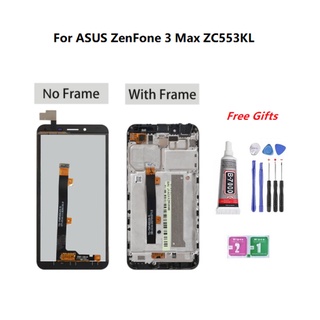 หน้าจอแสดงผล LCD พร้อมกรอบ สําหรับ ASUS ZenFone 3 MAX ZC553KL X00DD