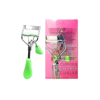 Sasha Curving Eyelash Curler (00270) ที่ดัดขนตาด้ามแบน ซุปเปอร์เด้ง คละสี กล่องสีชมพู