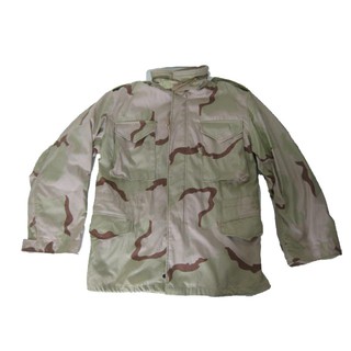 เสื้อ JACKET FIELD M65 US.แท้  SIZE M-R  พรางทะเลทราย 3 สีของใหม่ ของแท้ 100%