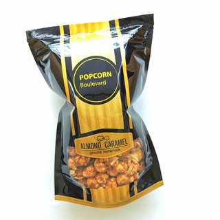 POPCORN​ Boulevard​ Almond​ Caramel​ ป๊อปคอร์นรสอัลมอนด์คาราเมล​ ขนาด​ 200​กรัม