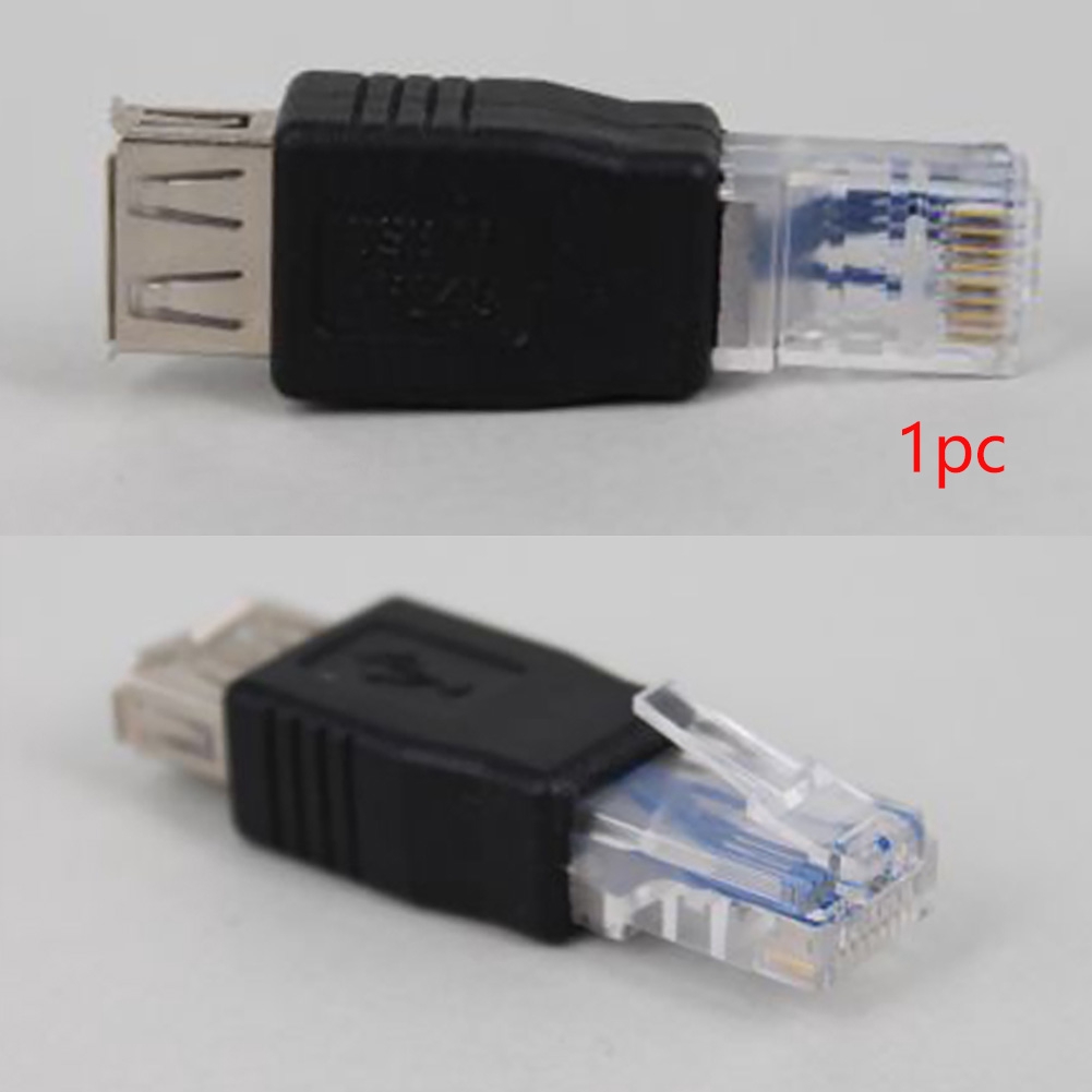 RJ45 Male to Female อะแดปเตอร์ Ethernet Portable LAN Network USB ...