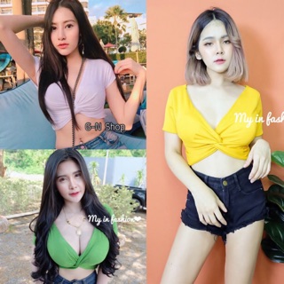 🔥ครอปทวิตหน้า 💋แขนสั้น+ฟอง แซ่บ