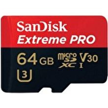 Sandisk SD Card 64GB Extreme Pro A2 170MB/S-90MB/s - (แดงดำ) ราคา 669 บาท สินค้าใหม่ ประกัน LT ค่ะ ของแท้ 100%