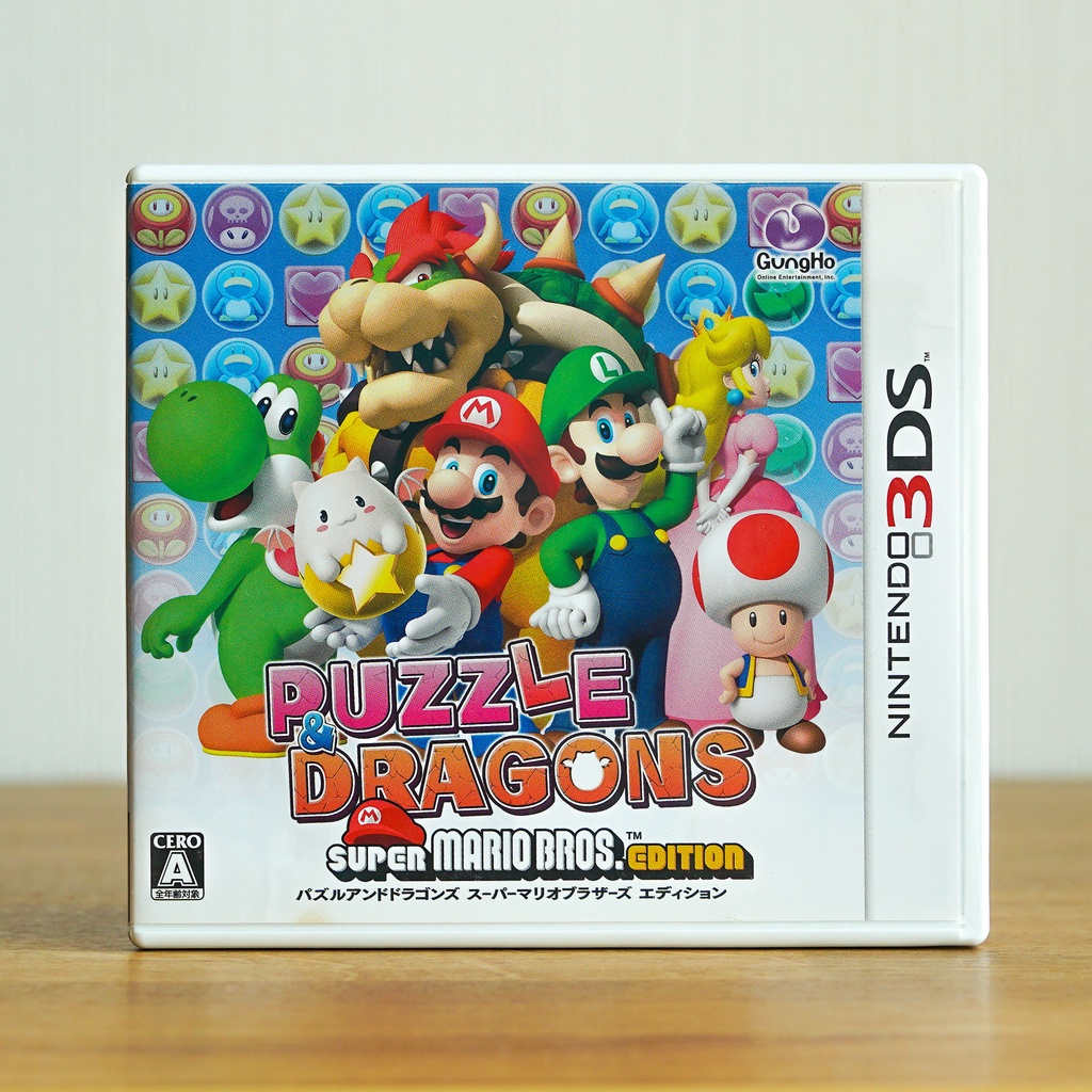 ตลับแท้ Nintendo 3DS : Puzzle &amp; Dragons Super Mario Bros. Edition   มือสอง โซนญี่ปุ่น (JP)