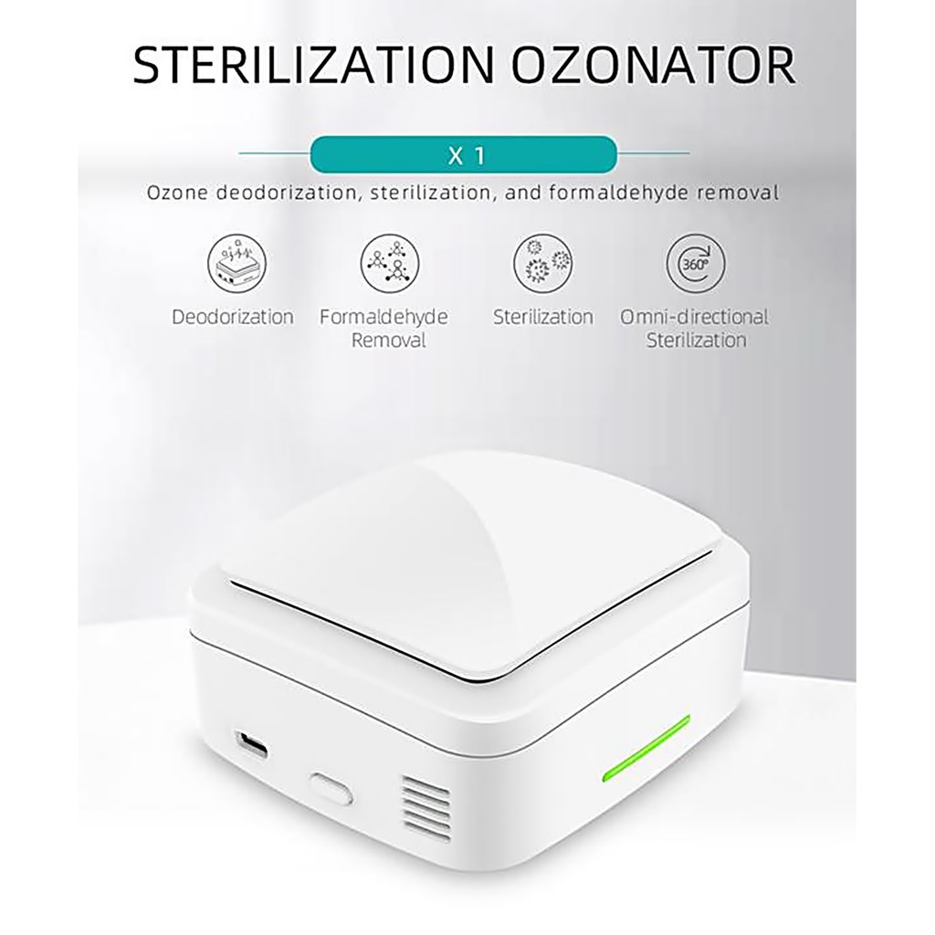 Portable Ozone Generator Odor Cleaning Box Smell Eliminator Cleaner