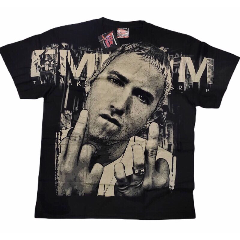 เสื้อ Eminem เสื้อวง เสื้อยืด Eminem overprint