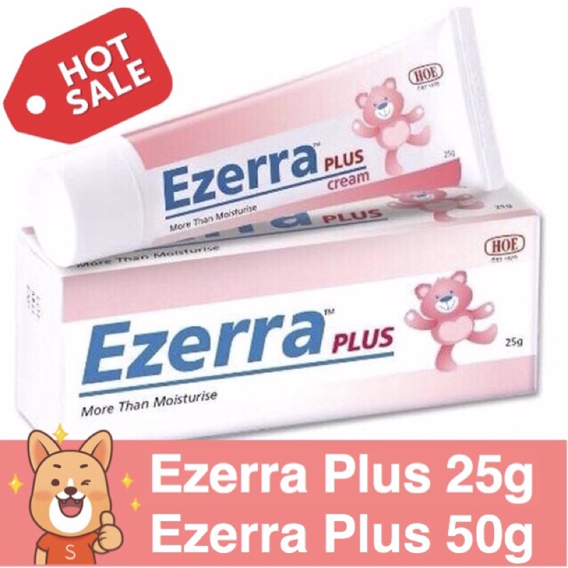 (🌸พร้อมส่ง!! ล๊อตใหม่ Ezerra Plus 50g Exp.10/2027⚡️**) Ezeshield 10g Ezerra Plus Cream 10g 50g