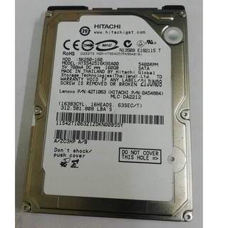 Hitachi HTS542516K9SA00  160GB Hard drive SATA  2.5inch