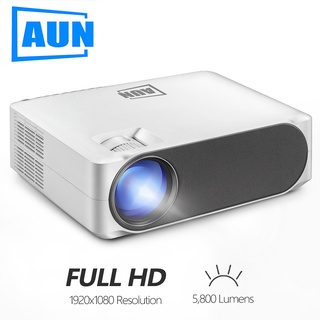 AUN AKEY6 โปรเจคเตอร์ mini โฮมโปรเจคเตอร์ โปรแจ็คเตอร์ เครื่องฉาย projector 4k wifi android เครื่องฉายหนัง โปรเจคเตอร์