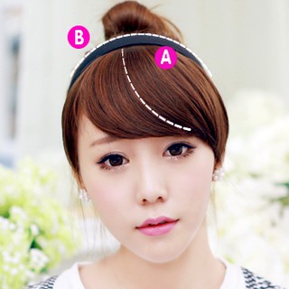 ที่คาดผม+หน้าม้าปัดข้าง 20cm.
