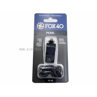 นกหวีด Fox 40 PEARL 90dB สีดำ