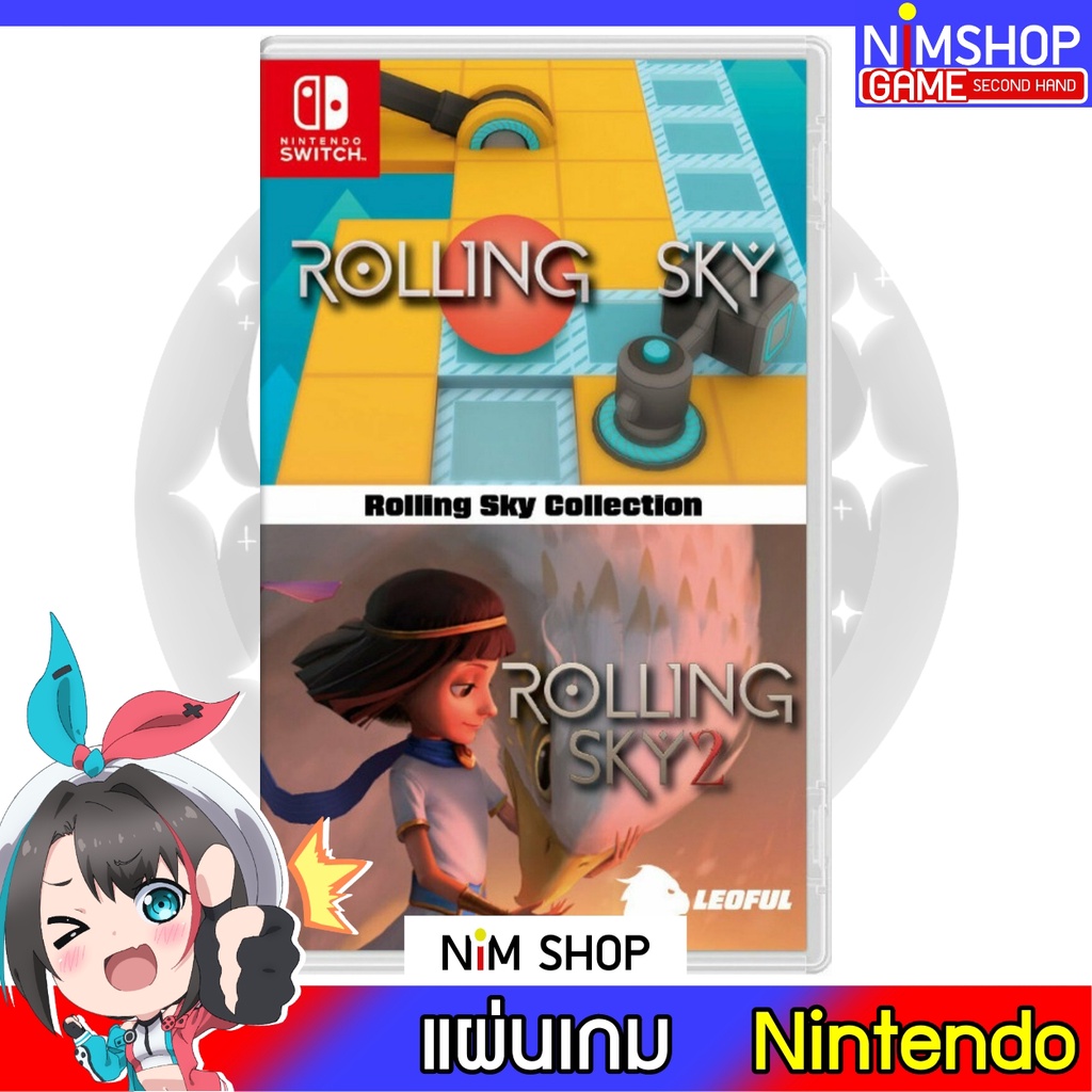 (มือ2) Nintendo Switch : Rolling Sky Collection แผ่นเกม มือสอง สภาพดี