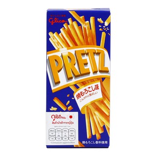 กูลิโกะเพรทซ์บิสกิตแท่งรสข้าวโพดอบ 25กรัม Glico Pretz Biscuit Stick Corn Flavor 25g.