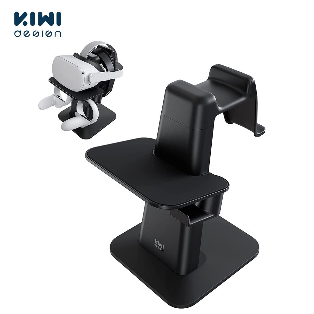 Kiwi design อัพเกรด VR Stand ชุดหูฟังจอแสดงผลสําหรับ Quest/Quest 2/HTC VIVE (ไม่รวม Oculus Quest 2)