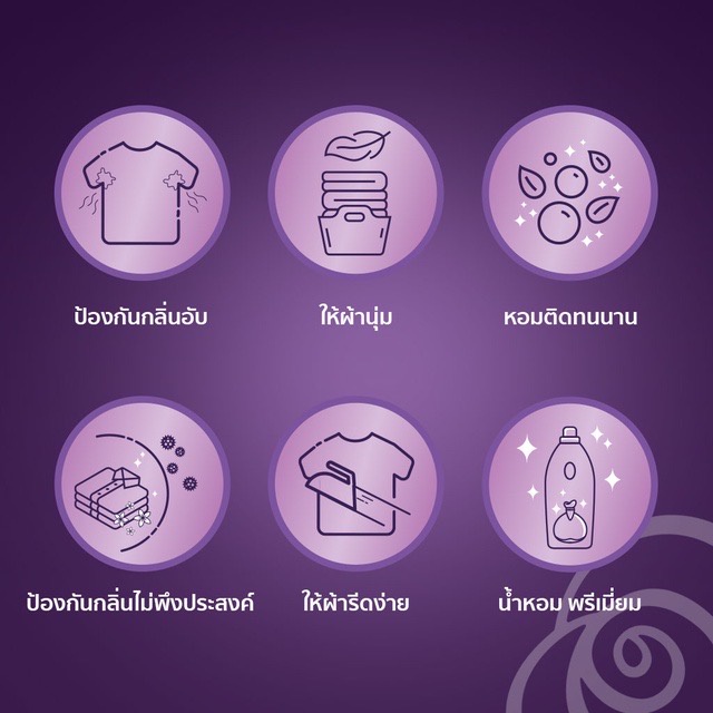 Downy ดาวน์นี่ น้ำยาปรับผ้านุ่มสูตรเข้มข้น ถุงเติม กลิ่นมิสทีค 2.1 ลิตร - รูปที่ 2