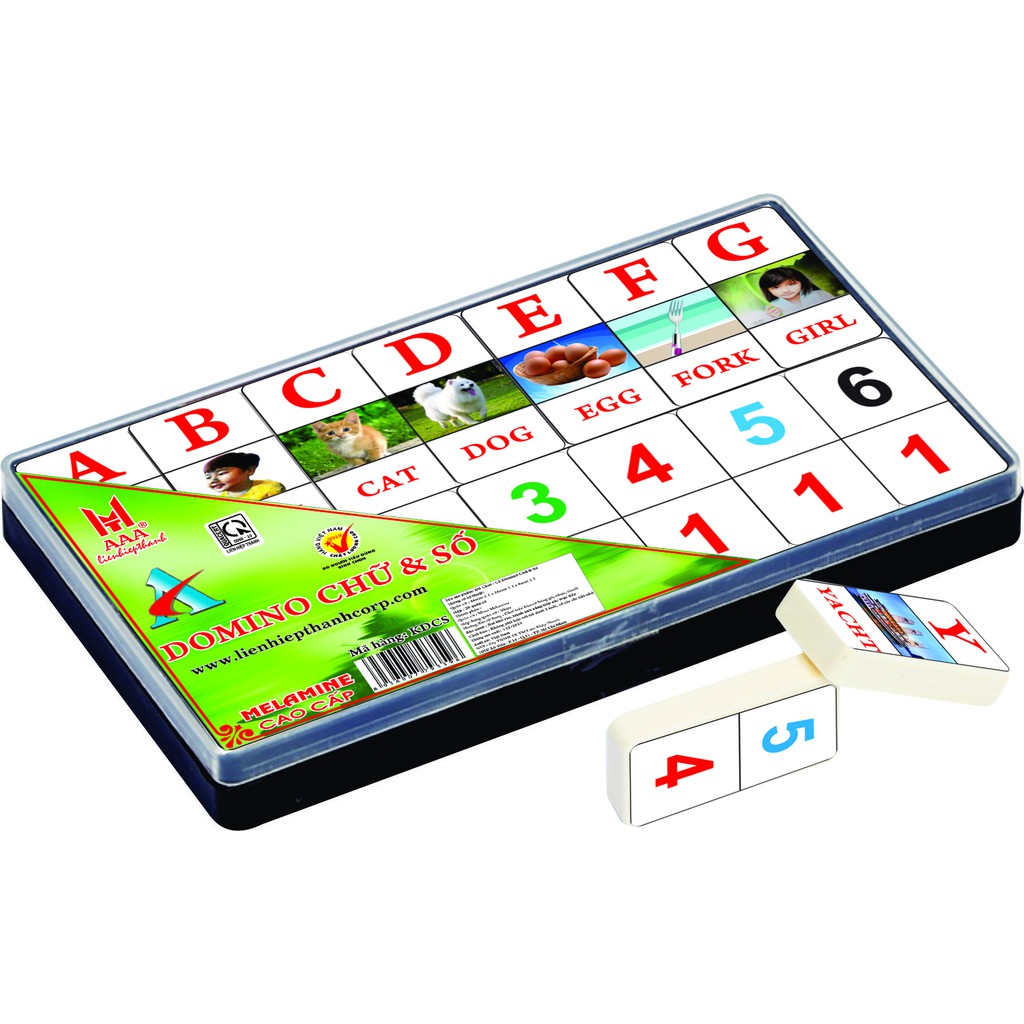 Dominoes Letters & Numbers LIEN HIEP THHANH