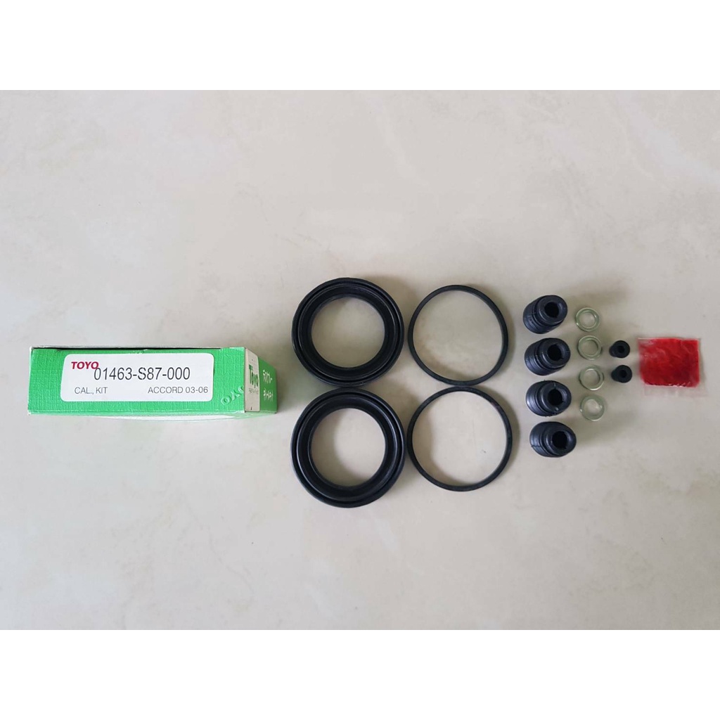 ชุดซ่อมยางดิสเบรคหน้า HONDA  ACCORD ปี2003-2006  ยี่ห้อ TOYO  JAPAN   ชุดละ280บาท