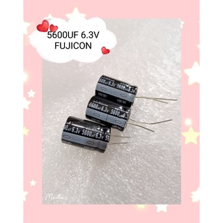 5600UF 6.3V FUJICON 2ชิ้น/1ชุด  สินค้ามีสต็อก พร้อมส่ง