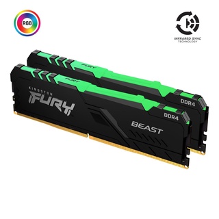 KF436C17BBAK2/16  16GB 3600MHz DDR4 CL17 DIMM (Kit of 2) FURY Beast RGB