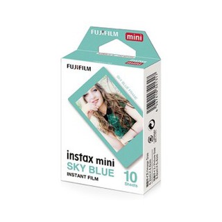 Fujifilm Instax mini BLUE frame (ฟิล์มขอบฟ้า) จำนวน 10 แผ่น