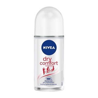 🔥D - day!! NIVEA นีเวีย ดีโอ ดราย คอมฟอร์ท โรลออน 50 ml. 🚚พร้อมส่ง!! 💨