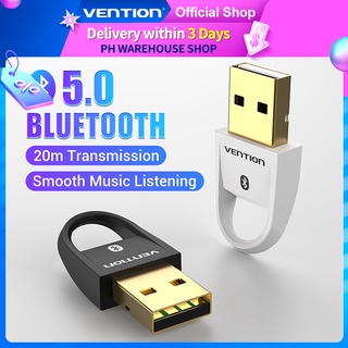 Vention ตัวรับส่งสัญญาณเสียงดองเกิล Usb บลูทูธ 4.0 5.0 สําหรับชุดหูฟังพีซี