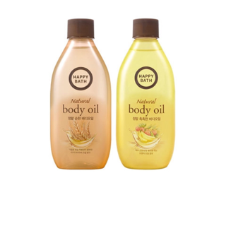 [พร้อมส่ง] HAPPY BATH Body Oil ออยล์บำรุงผิว จากเกาหลี🇰🇷 (ขนาด 250 ml) บอดี้ออย ทาผิว ทาตัว เบบี้ออย bodyoil