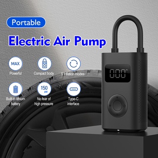 Xiaomi ปั๊มลมไฟฟ้า Mijia Mi Portable Electric Air Pump 1S 150PSI ที่สูบลมเติมลมรถจักรยาน รถยนต์ มอเตอร์ไซค์ บอล พกพา