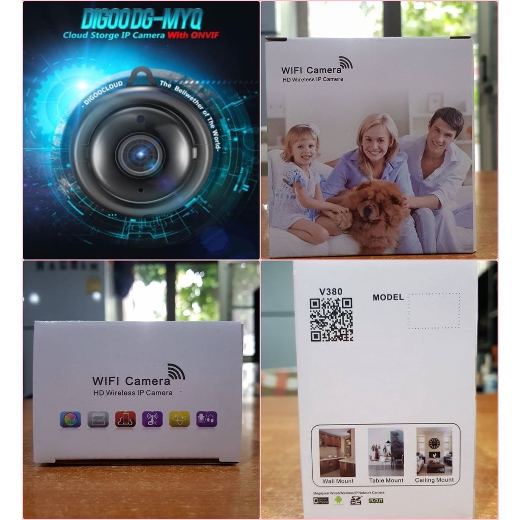 กล้องจิ๋ว Wifi CCTV Camera คุณภาพสูง ไร้สาย HD 1080P กล้องรักษาความปลอดภัยไอพีไนท์วิชั่น IP Camera WiFi (ส่งในไทย)