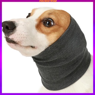 Dog Snood Headwear Comfort Dog Hoodie Ear Wrap Anti-Anxiety Winter Warm