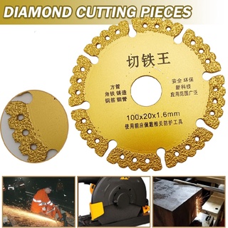 New Brazed Diamond Cutting Discs Metal Stainless Steel Cast Iron Saw Blades