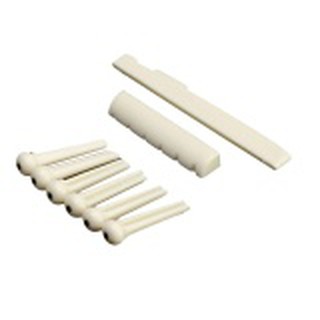 DEVISER Set of Acoustic Guitar Bridge Pins Saddle Nut