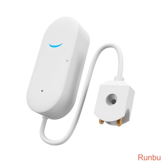 Runbu-Water Leakage Alarm WiFi Smart Overflow Sensor Home Kitchen Water Leak Detector Bathroom Security Supplies