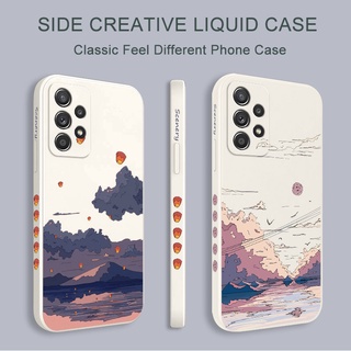 เคสโทรศัพท์มือถือ ลายการ์ตูนอนิเมะ Scenery ใส่สบาย สําหรับ Samsung Galaxy A72 A52 A52S A42 A32 4G 5G