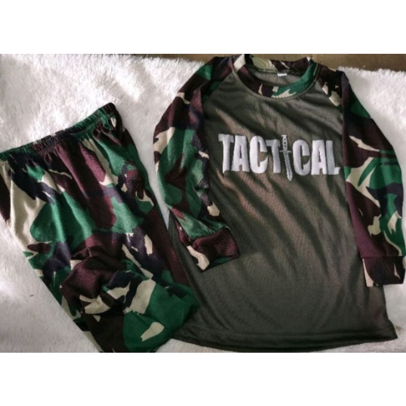 TACTICAL ARMY LONG-SLEEVED CHILDRENS SHIRT