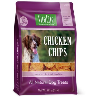 VitaLife Natural Chicken Chips ขนมสุนัข เนื้อสันในไก่ 100%