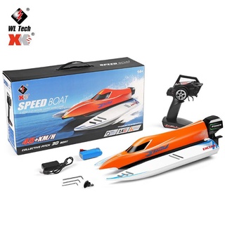 เรือบังคับ wltoys xk V915 เรือไฟฟ้า F1 เรือมอเตอร์บัตเลส ความเร็ว45km/h