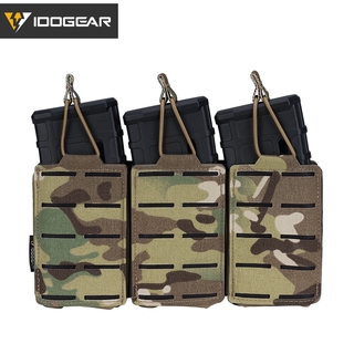 【Cod】กระเป๋าใส่เลเซอร์ Idogear Triple Pouch Lsr 556 Molle สําหรับใส่เลเซอร์ 3567