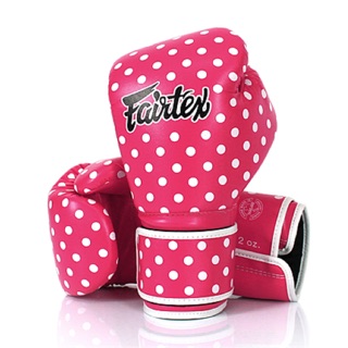 นวมชกมวย Fairtex BGV14 Polkadot หนัง Syntek Leather