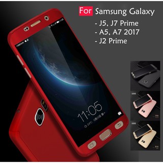 360 Full Cover Case Casing Samsung Galaxy J7Prime J5Prime J2Prime A7 A5 2017