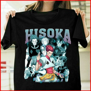 ใหม่ เสื้อยืดลําลอง แขนสั้น พิมพ์ลาย Hisoka full time hunter DIY สําหรับคู่รักสามารถปรับแต่งได้