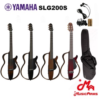 Yamaha Silent Guitar SLG200N ยามาฮ่าไซเลนต์กีตาร์รุ่น SLG200N +ฟรีกระเป๋า Music Arms