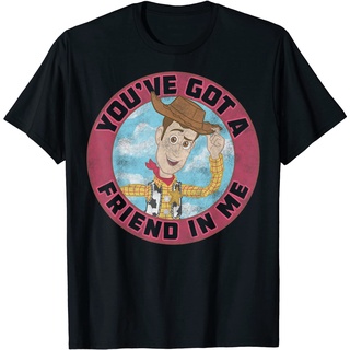 เสื้อยืดผ้าฝ้ายพรีเมี่ยม เสื้อยืด พิมพ์ลายกราฟิก Disney Pixar Toy Story Woody Friend In Me