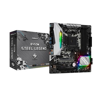 ASRock B450M Steel Legend AM4 AMD Motherboards