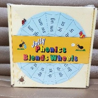 Jolly Phonics Blends Wheels (pack of 10 wheels/มี 10 วง)  (Jolly phonics)