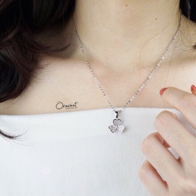 สร้อยคอใบโควเวอร์ ร้าน Orachat