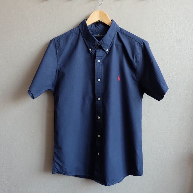 Polo Ralph Lauren Shirt สีกรม ม้าแดง by bestcottonoutfits | Shopee Thailand