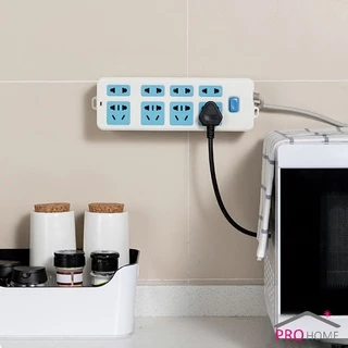 ที่เก็บสายปลั๊กไฟ 2 in 1 ตัวยึดรางปลั๊ก ที่ยึดรางแบบแขวนผนังไร้รอย Socket retainer