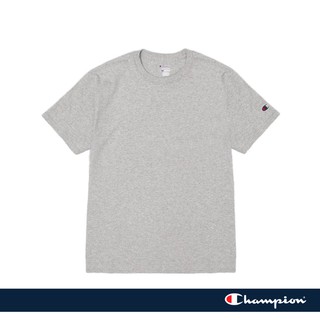 Champion ของแท้ Unisex ธรรมดา ไม่มีแท็ก คอกลม แขนสั้น Tee - Sport Grey T425